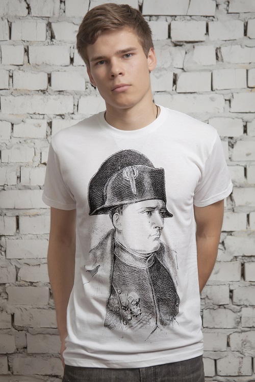 Креативный принт на футболке для парня Киев